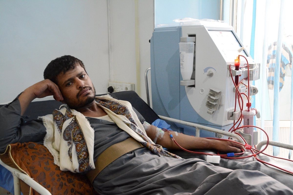 Iêmen: tratamento de diálise em situação crítica