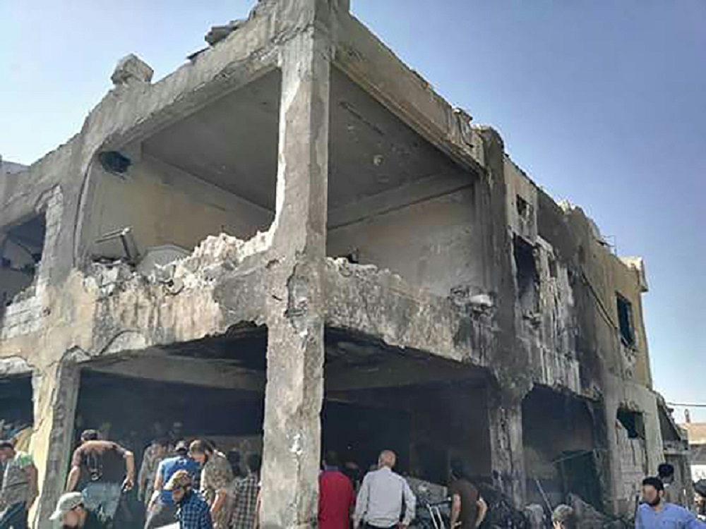 Síria: hospital apoiado por MSF em Idlib é destruído em bombardeio