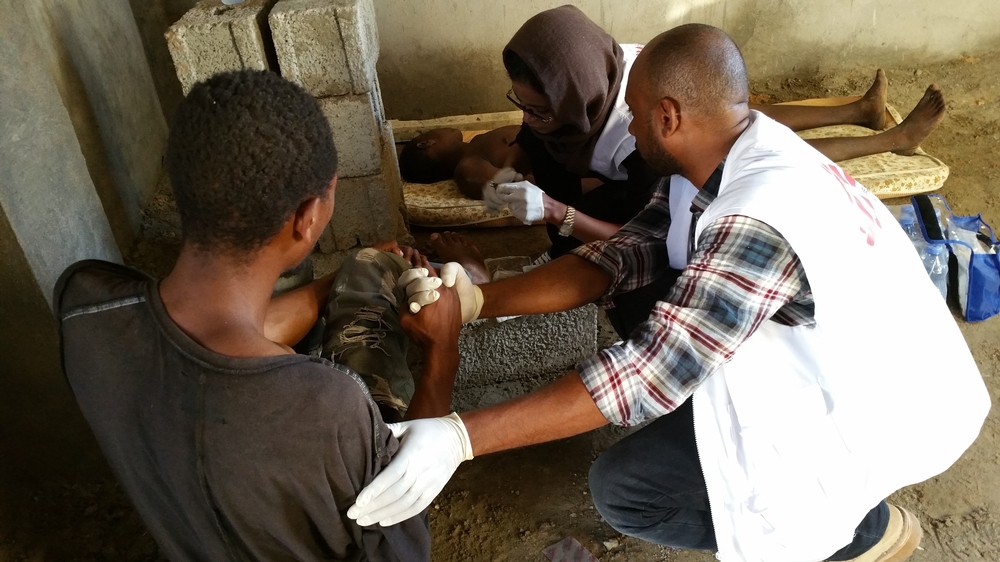 Líbia: MSF oferece cuidados de saúde em centros de detenção