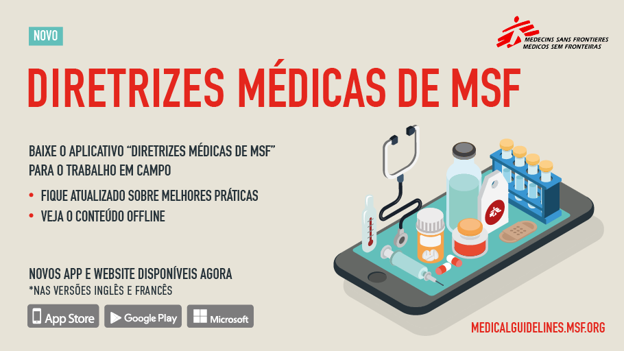MSF lança novo aplicativo de diretrizes médicas