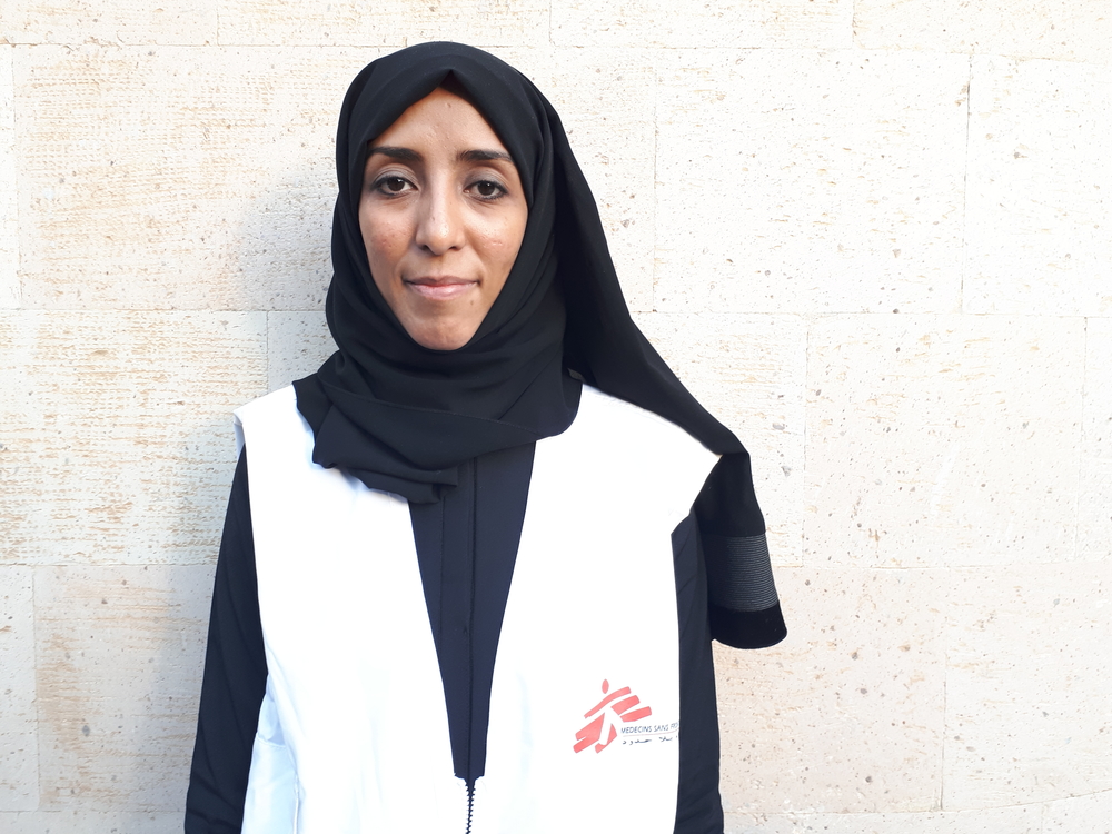 Monia Khaled, de MSF.
