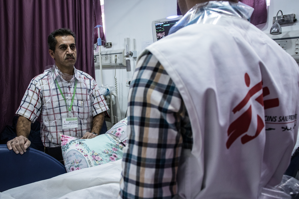 "Os hospitais no Iraque têm sempre que estar preparados”