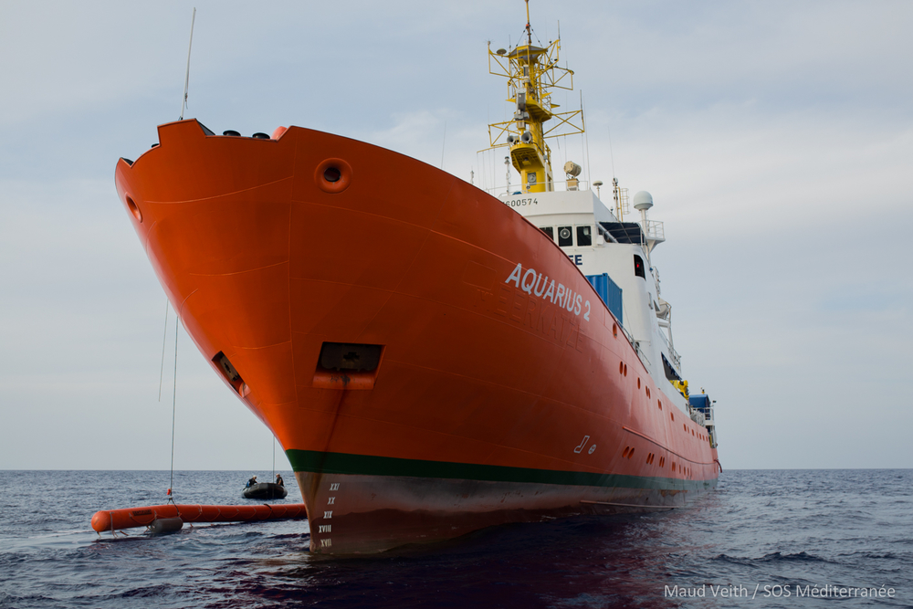 Itália pressiona Panamá para deter resgates do Aquarius