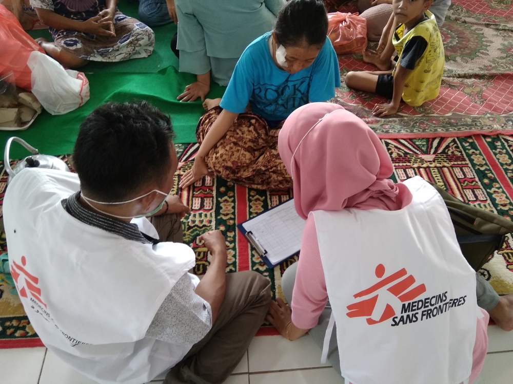 Tsunami na Indonésia: MSF dá continuidade à sua resposta enquanto número de feridos aumenta