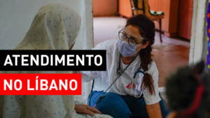 MSF realiza atendimentos nas casas em Beirute