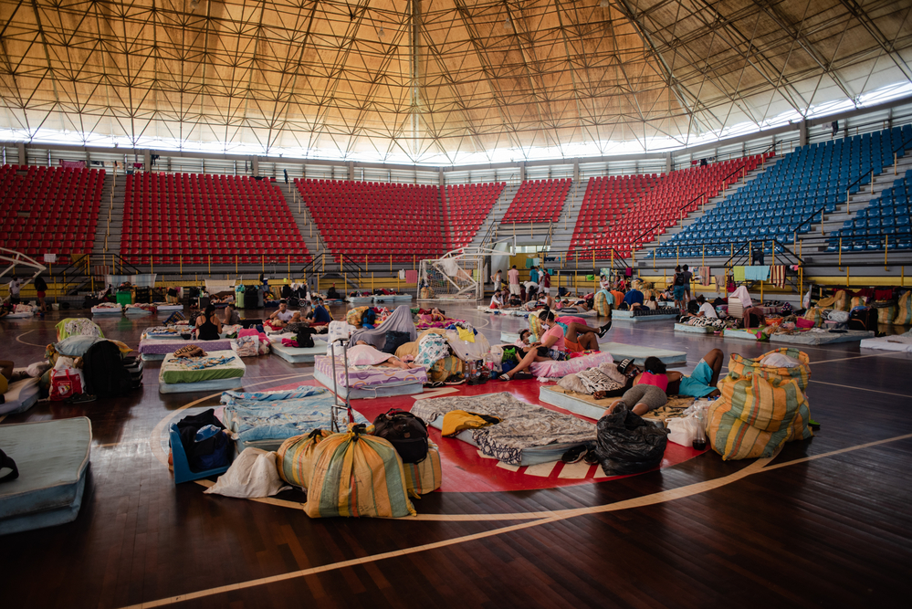 MSF fornece cuidados de higiene para venezuelanos em quarentena após voltarem ao país