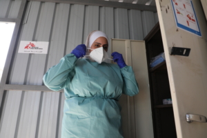 MSF atua contra a COVID-19 no campo de Zaatari, na Jordânia
