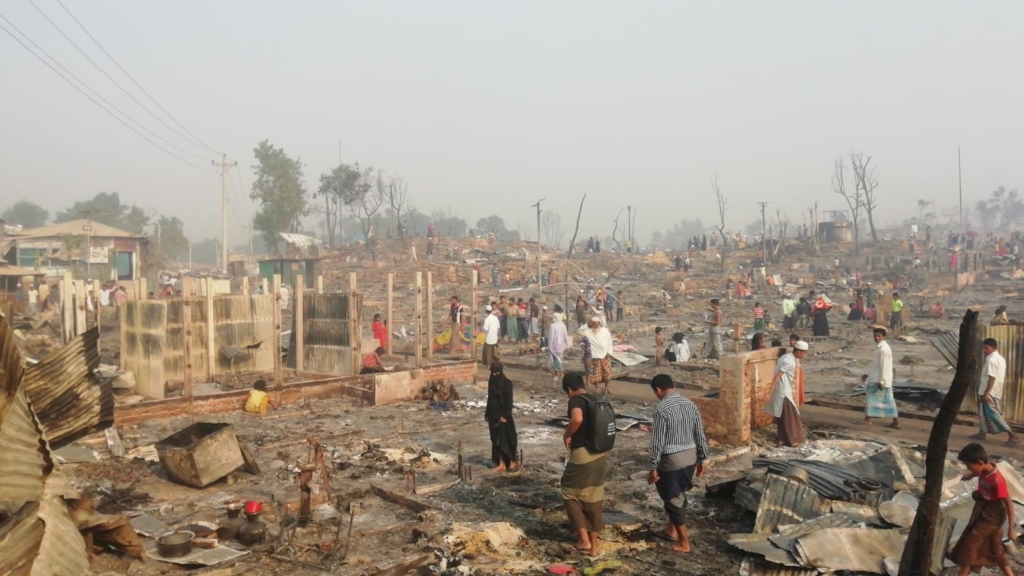 Incêndio em Cox’s Bazar, Bangladesh