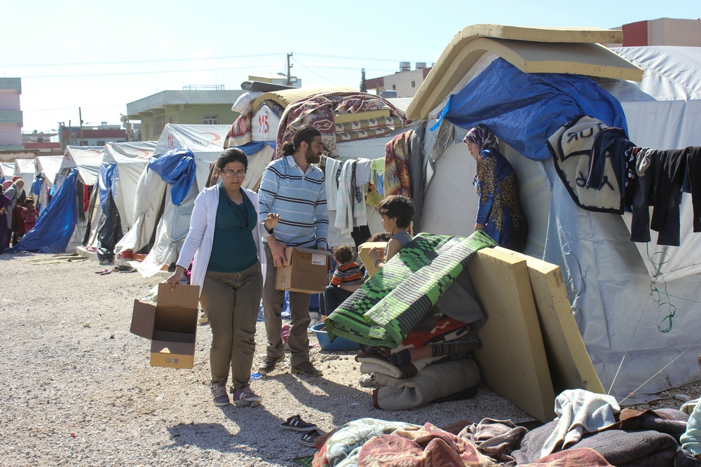 MSF prestando cuidados de saúde a refugiados Sírios na Turquia