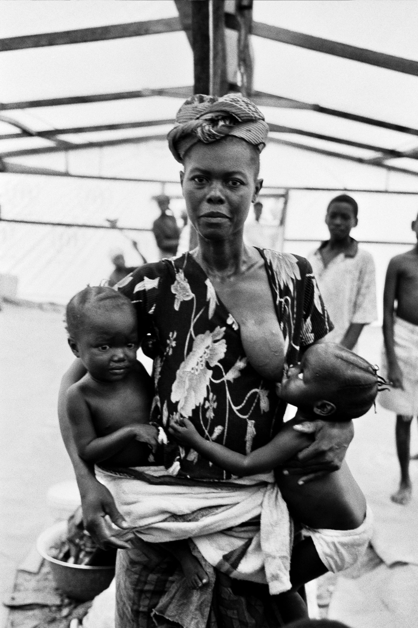 Campo de refugiados Kouankan. Guiné, 2002 (Fabrice Cortat)