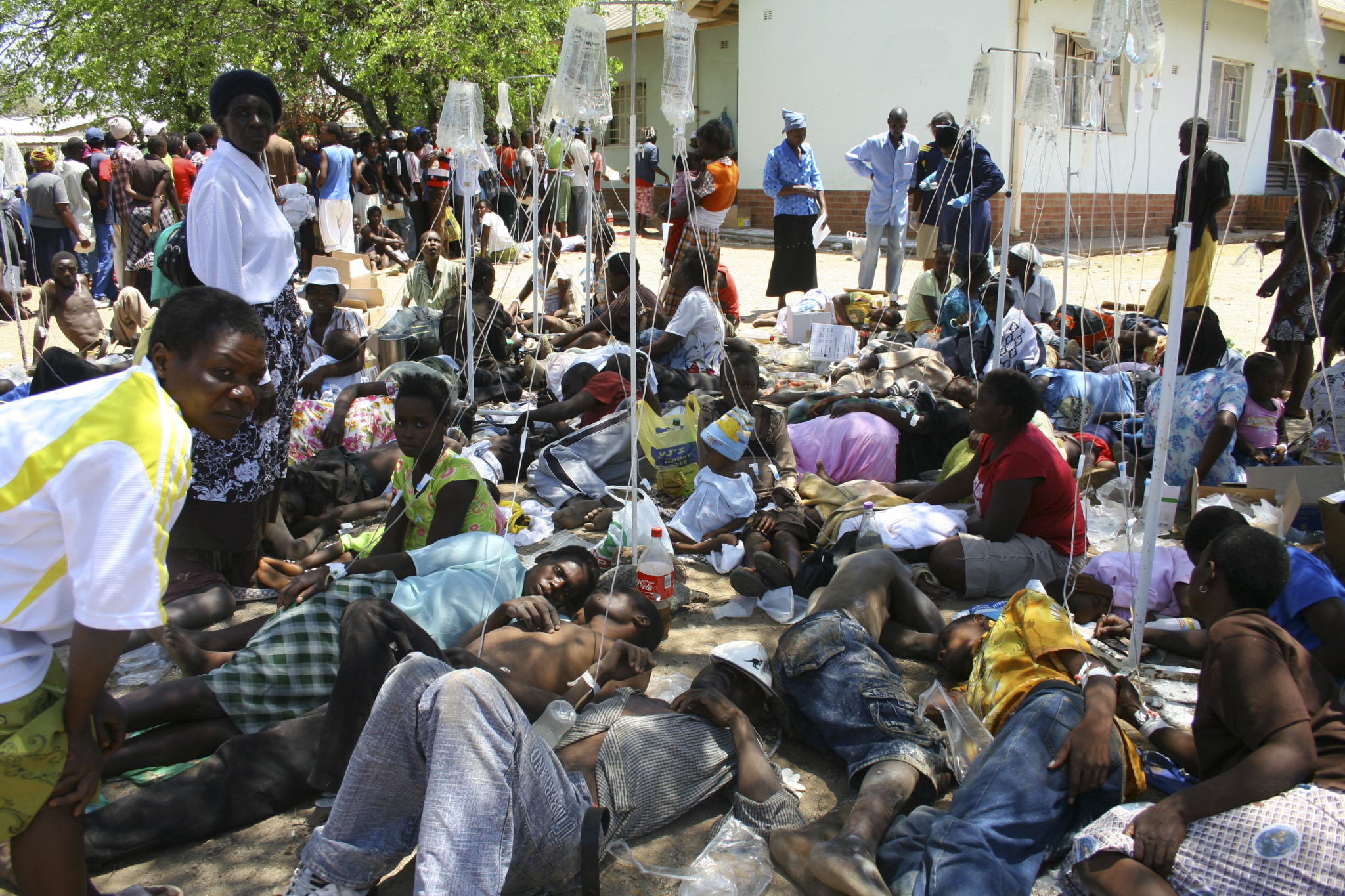 Zimbábue enfrenta o pior surto de cólera dos últimos anos. Segundo a OMS, mais de 2.700 pessoas já morreram em consequência da epidemia. Número de infectados já chegou aos 50 mil. Foto: Joanna Stavrop