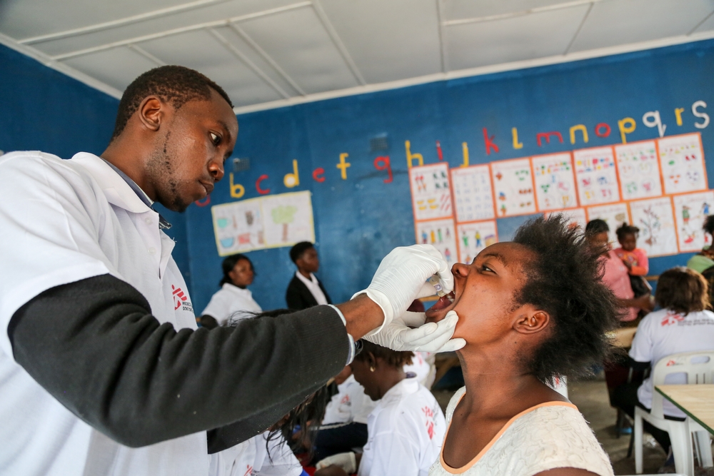 Vacinação de cólera em Lusaka - Zâmbia