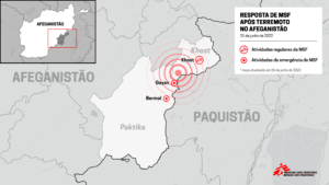 Resposta de MSF após o terremoto no Afeganistão no dia 21 de junho