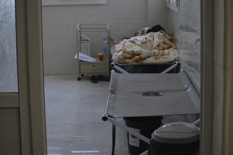 Centro de tratamento de cólera apoiado por MSF em Raqqa, nordeste da Síria. 3 de novembro de 2022. Foto: Azad Mourad/MSF
