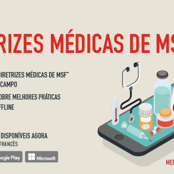 MSF lança novo aplicativo de diretrizes médicas