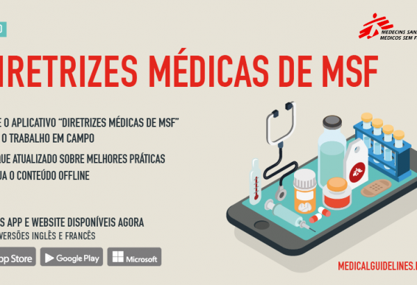 MSF lança novo aplicativo de diretrizes médicas