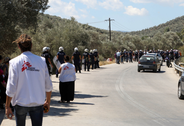 MSF condena ataques violentos em Moria, na Grécia