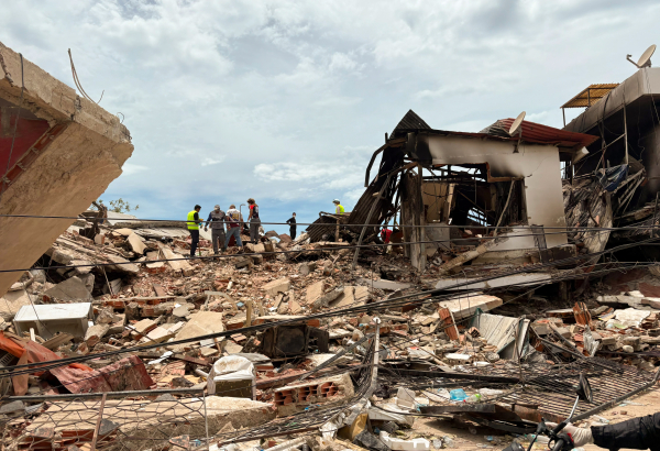 Cidade de La Guaira após terremotos que atingiram a Venezuela em 24/06/2026. ©Mariana Zupo/MSF