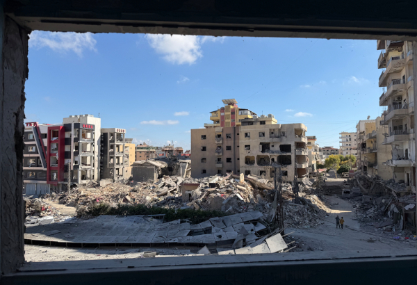 Imagem das imediações do hospital Jabal Amel, gravemente danificado após um ataque israelense em 1º de junho de 2026. ©Kristen Poels/MSF