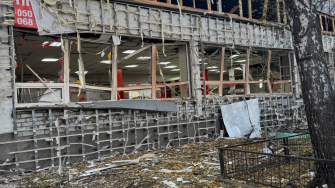Infraestrutura civil após ataque russo em Synelnykove, região de Dnipropetrovsk, na Ucrânia em 24 de outubro de 2026.©MSF
