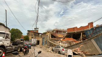 La Guaira após terremotos de 24 de junho de 2026, na Venezuela. ©Mariana ZupoMSF