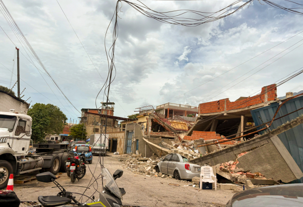 La Guaira após terremotos de 24 de junho de 2026, na Venezuela. ©Mariana ZupoMSF