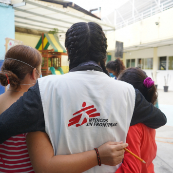 Centro de Atendimento Integral (CAI) de MSF para vítimas de violência extrema, com sede na Cidade do México, onde atendemos migrantes, solicitantes de asilo e cidadãos mexicanos. Yesika Ocampo/MSF