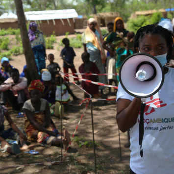 Inmaculada, 48, from Muidumbe, works as health promoter for MSF at the Mueda project, in the northern Mozambican province of Cabo Delgado.