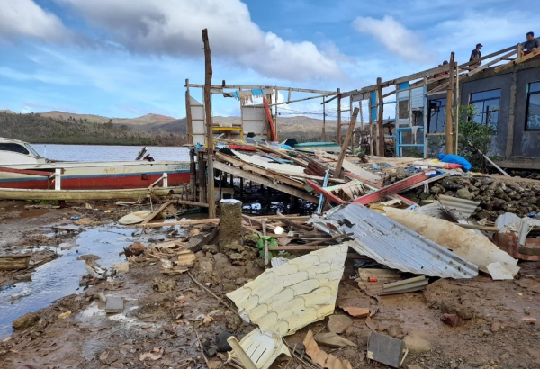 MSF inicia resposta de emergência em ilhas afetadas pelo tufão Rai nas Filipinas
