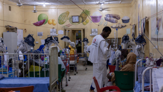 Pacientes no hospital de Sokoto, apoiado por equipes de MSF. Foto: Ehab Zawati/MSF