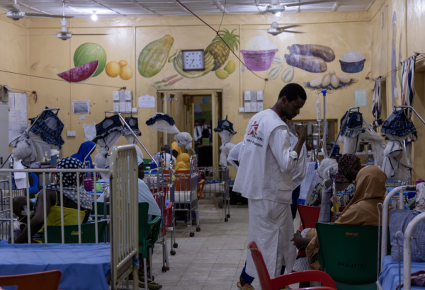 Pacientes no hospital de Sokoto, apoiado por equipes de MSF. Foto: Ehab Zawati/MSF