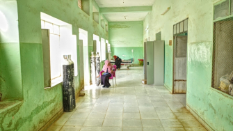 Hospital de Umdawanban, apoiado por Médicos Sem Fronteiras no Sudão. Julho de 2023. ©MSF