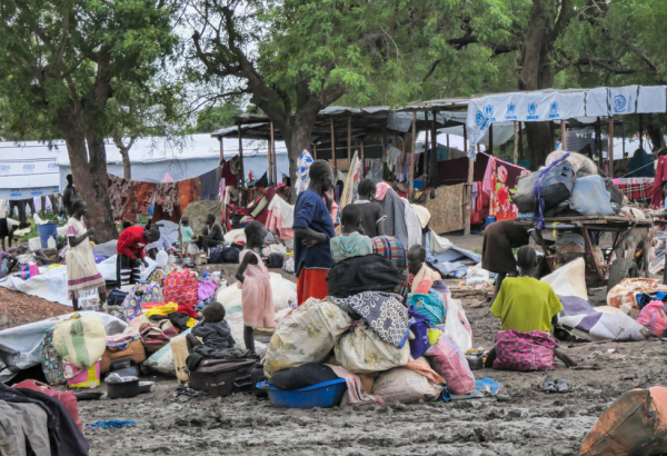 Centro de trânsito de Bulukat, no Sudão do Sul. © Gale Julius Dada/MSF