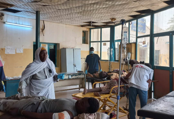 Depois da explosão no mercado de Gorro, no domingo, o hospital de Bashair recebeu mais de 60 feridos. © MSF/Marie Burton
