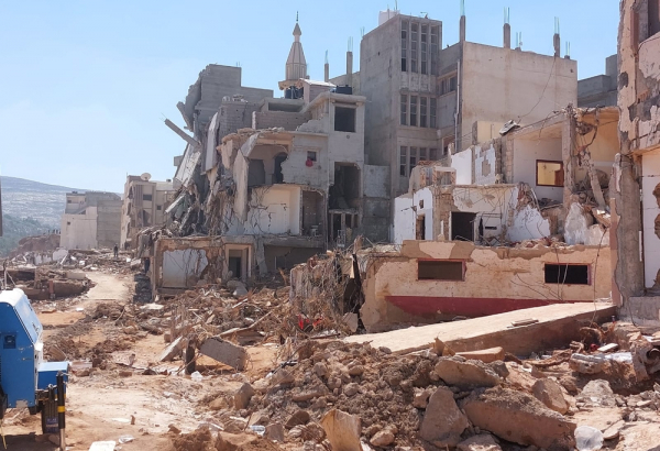 Derna, cidade mais impactada pelas enchentes na Líbia. © MSF