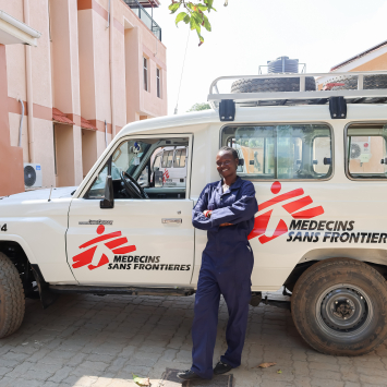 Mary James, MSF Driver in South Sudan