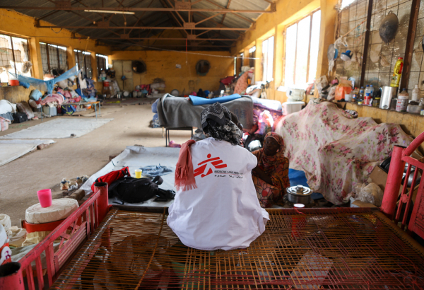 Atendimento de MSF em acampamento de Wad Madani, no Sudão. © Fais Abubakr