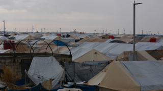 Acampamento de refugiados Al-Hol, localizado no nordeste da Síria. © MSF