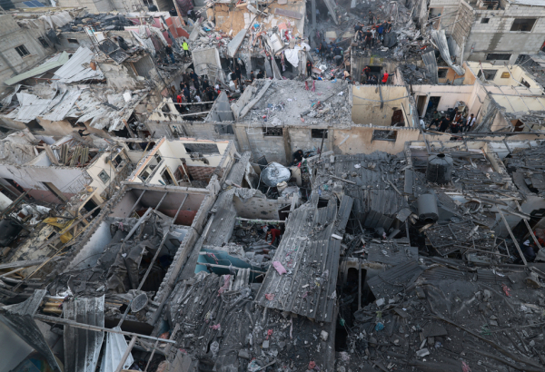 Construções destruídas em Gaza. Dezembro de 2023. © MSF