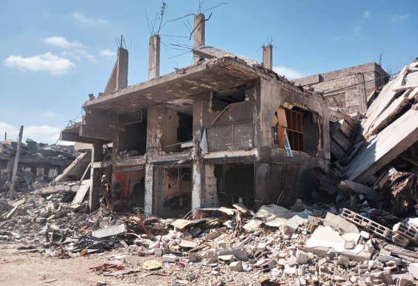 Destruição no sul de Gaza. ©MSF