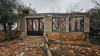 Casa destruída após ataques no Líbano. Foto de 28 de novembro de 2024. ©MSF