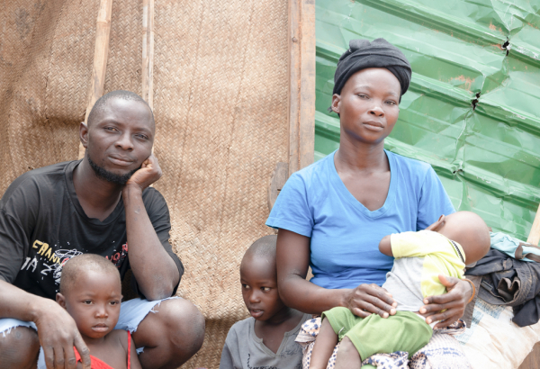 Abudo Chuado e sua família são sobreviventes do ciclone Chido. Cabo Delgado, Moçambique. © Costantino Monteiro/MSF