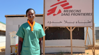 Solange Famanou Ahidjo, Midwife