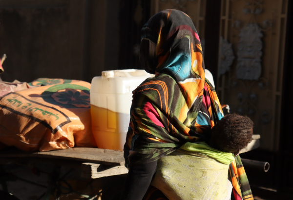 Para ajudar a combater a fome em Darfur do Sul, MSF iniciou atividades de distribuição de alimentos em dezembro de 2024. ©Abdoalsalam Abdallah