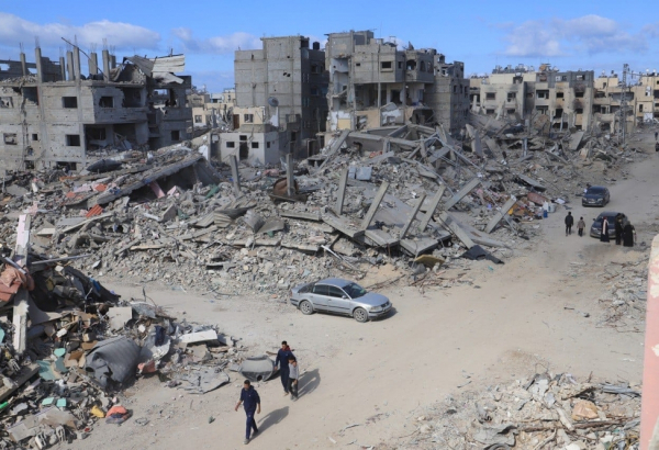 Ruas da cidade de Rafah, no sul de Gaza. Palestina, janeiro de 2025. ©Mariam Abu Dagga/MSF