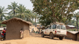 Gengere, acampamento de refugiados na província de Ituri, na RDC. Janeiro de 2025. ©Fanny Hostettler/MSF
