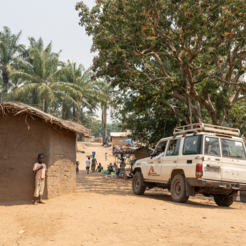Gengere, acampamento de refugiados na província de Ituri, na RDC. Janeiro de 2025. ©Fanny Hostettler/MSF