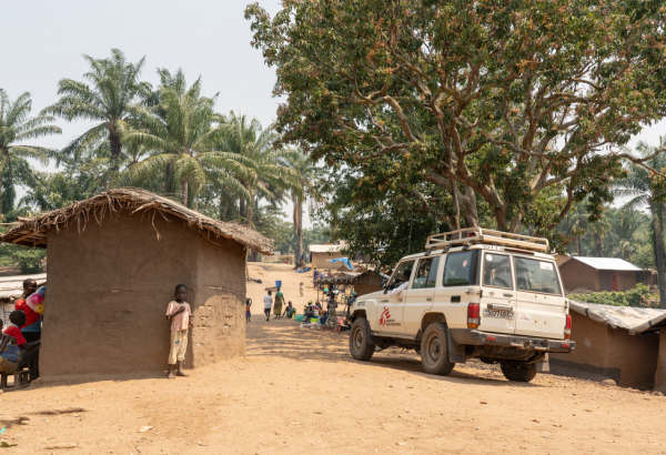 Gengere, acampamento de refugiados na província de Ituri, na RDC. Janeiro de 2025. ©Fanny Hostettler/MSF