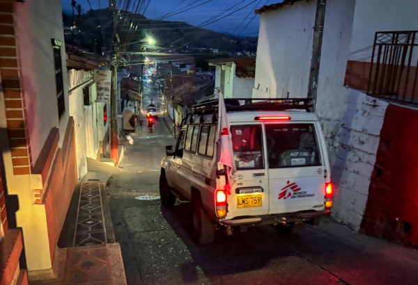 Equipe de MSF na região de Catatumbo. ©Natalia Romero Peñuela/MSF