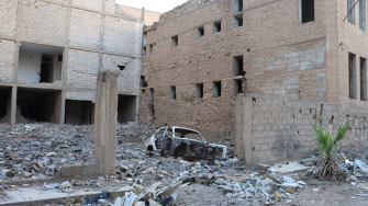 Destruição em Deir ez-Zor, Síria. ©Asmar Al-Bahir/MSF